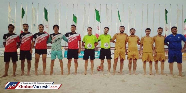 آغاز مسابقات فوتبال ساحلی در کیش