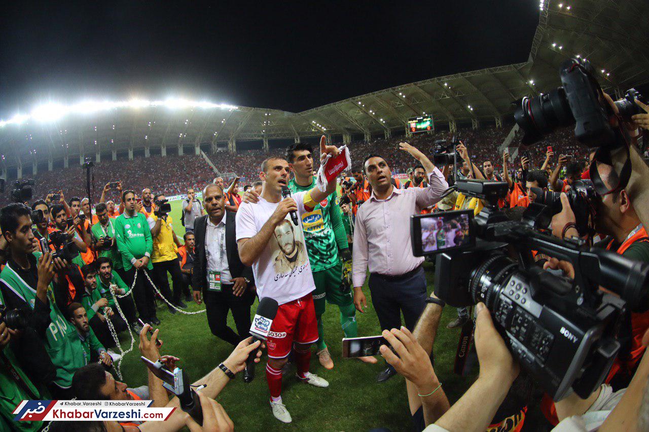 گزارش تصویری| حواشی قبل از بازی فینال جام حذفی بین پرسپولیس و داماش گیلان