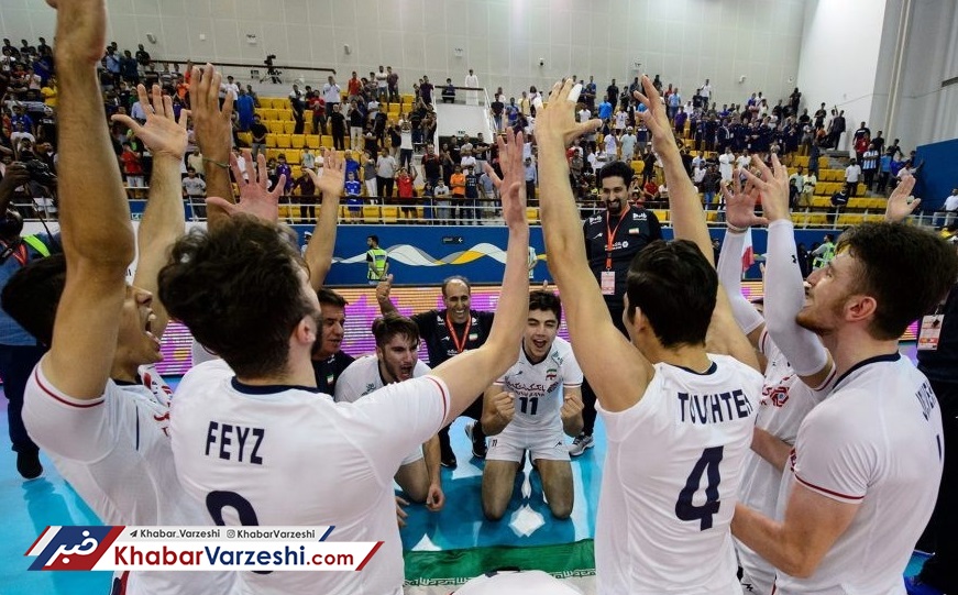 جوانان ایران بر بام والیبال جهان