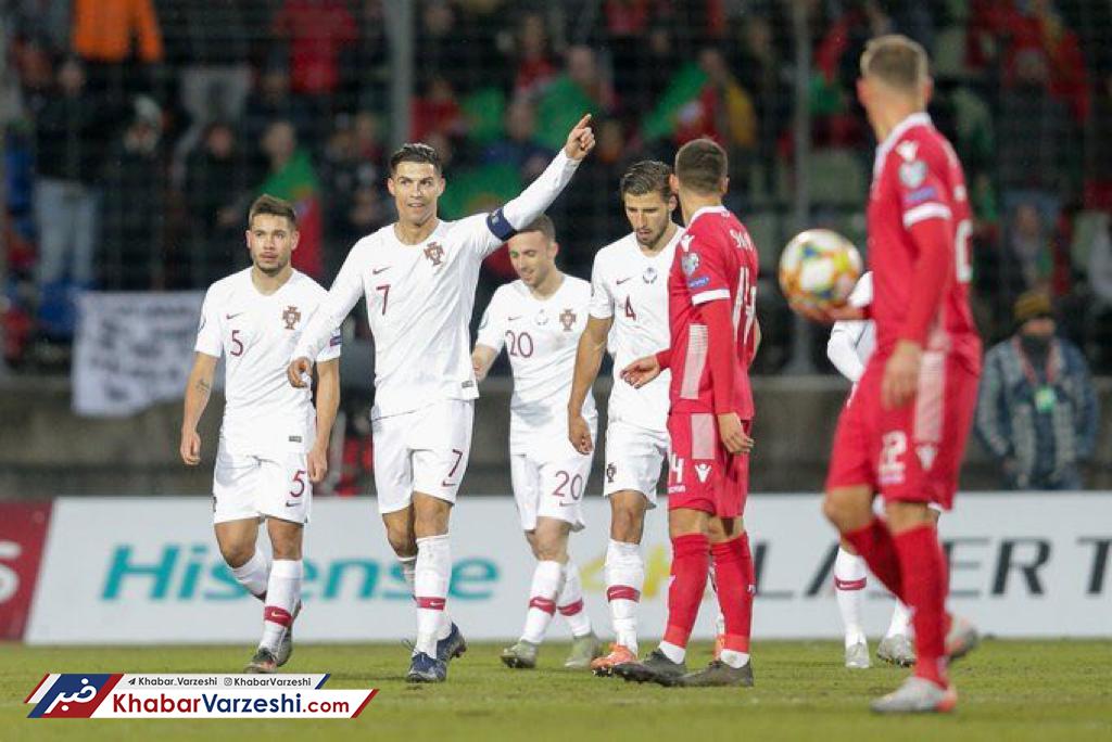 پرتغال به جام ملت‌ها رسید، صربستان به پلی‌آف رفت
