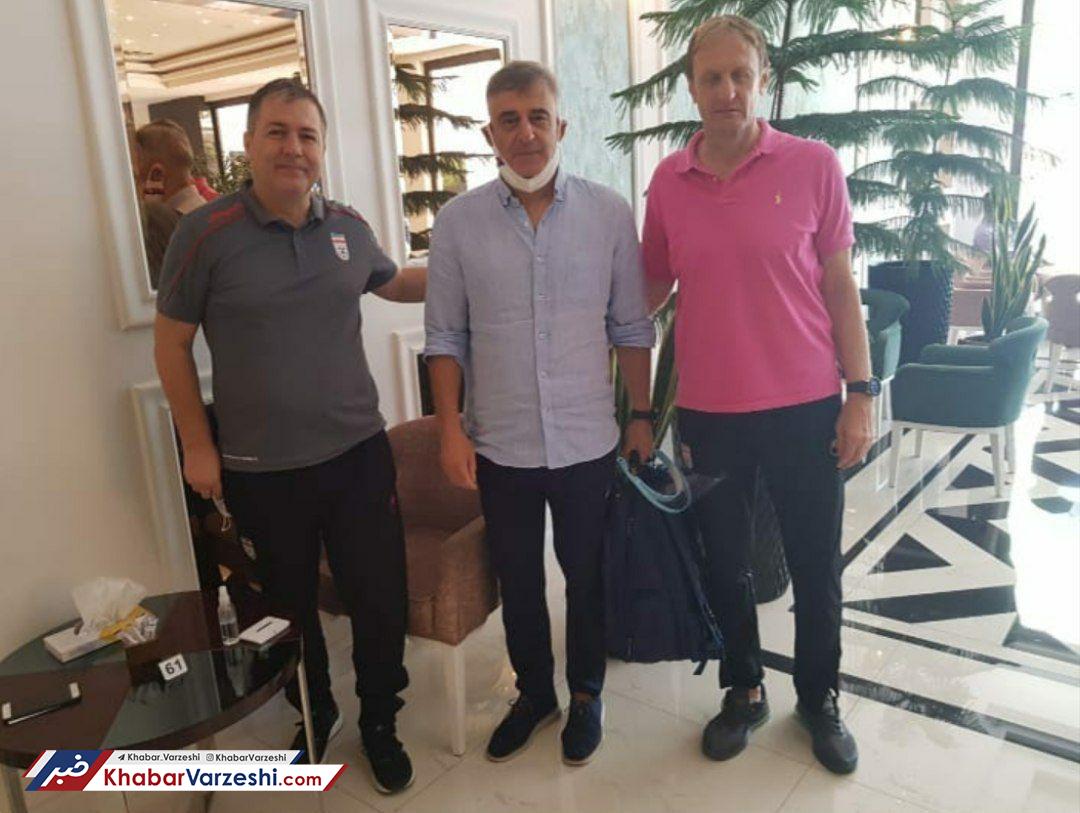 دیدار کروات‌های فوتبال ایران در هتل المپیک