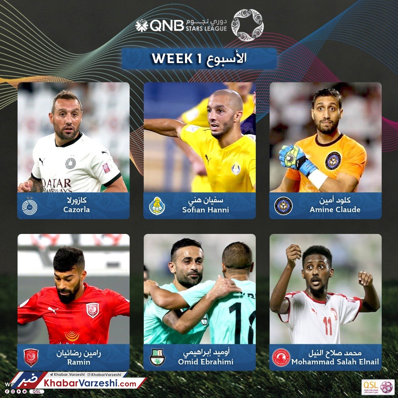 عکس| دو ایرانی نامزد بهترین بازیکن هفته لیگ قطر