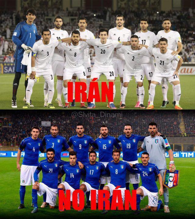 درخواست بی شرمانه ایتالیا / ایران را از جام جهانی حذف کنید