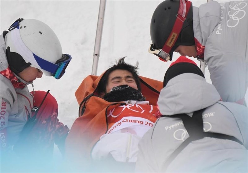 تصاویر| حادثه‌ی تلخ در المپیک زمستانی