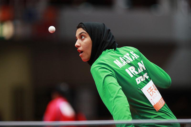 قهرمانی اشتری درپینگ‌پنگ ایرانیان