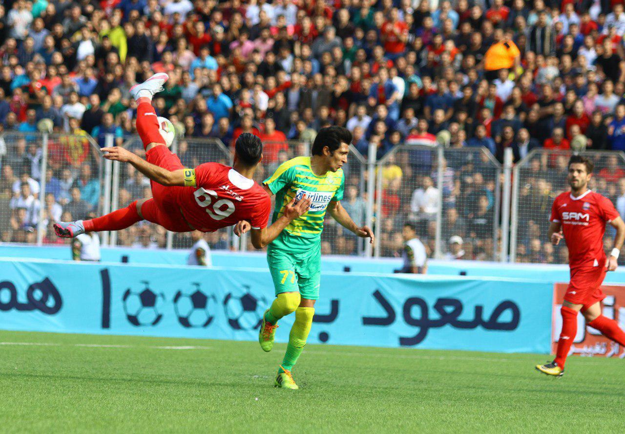 عکس| تکرار حرکت آکروباتیک کریس در فوتبال ایران