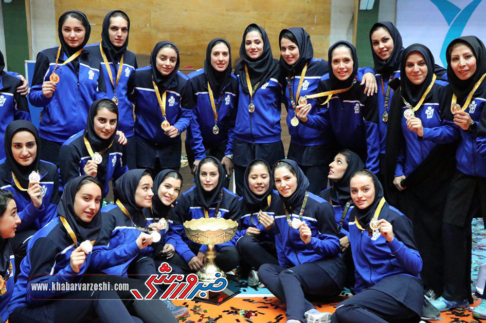 گزارش تصویری| مراسم جشن قهرمانی تیم والیبال بانوان پیکان تهران
