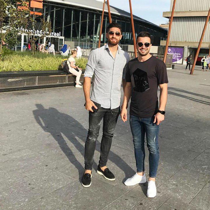 عکس| دیدار دو ستاره فوتبال ایران در هلند