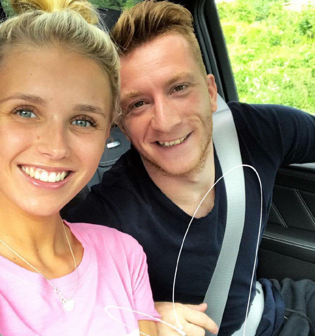 عکس| ستاره فوتبال آلمان در کنار همسرش